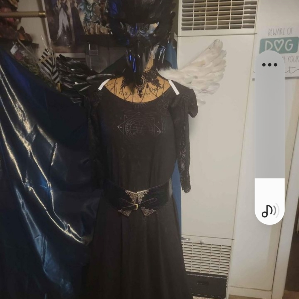 Dark Crow Fariy Costume Hand Design by Mariah